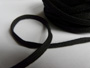 Korsettschnur Baumwolle flach 5mm schwarz oder weiß